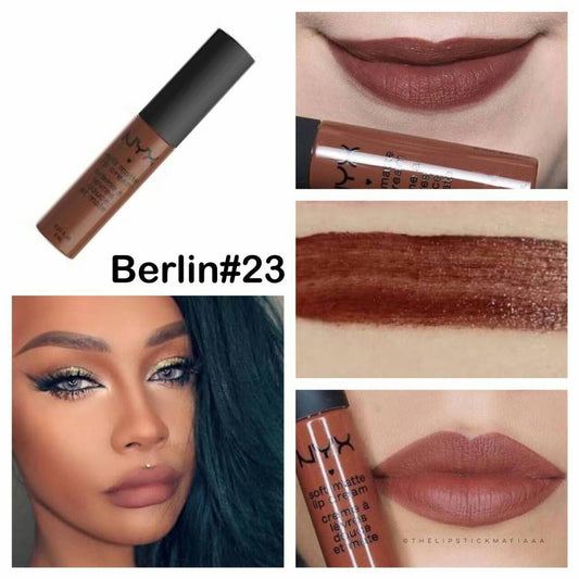 NYX Professional Makeup Soft Matte Lip Cream Liquid Lipstick #SLMC23 - Berlin