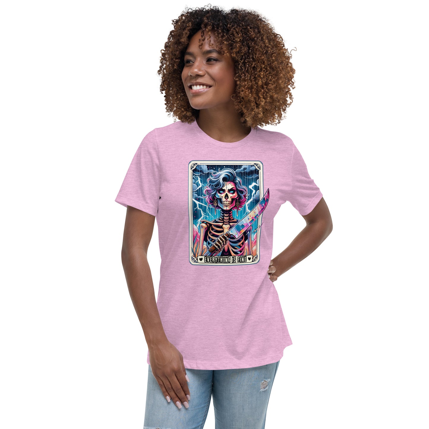 Mom Tarot Card Everything is Fine Relaxed T-Shirt