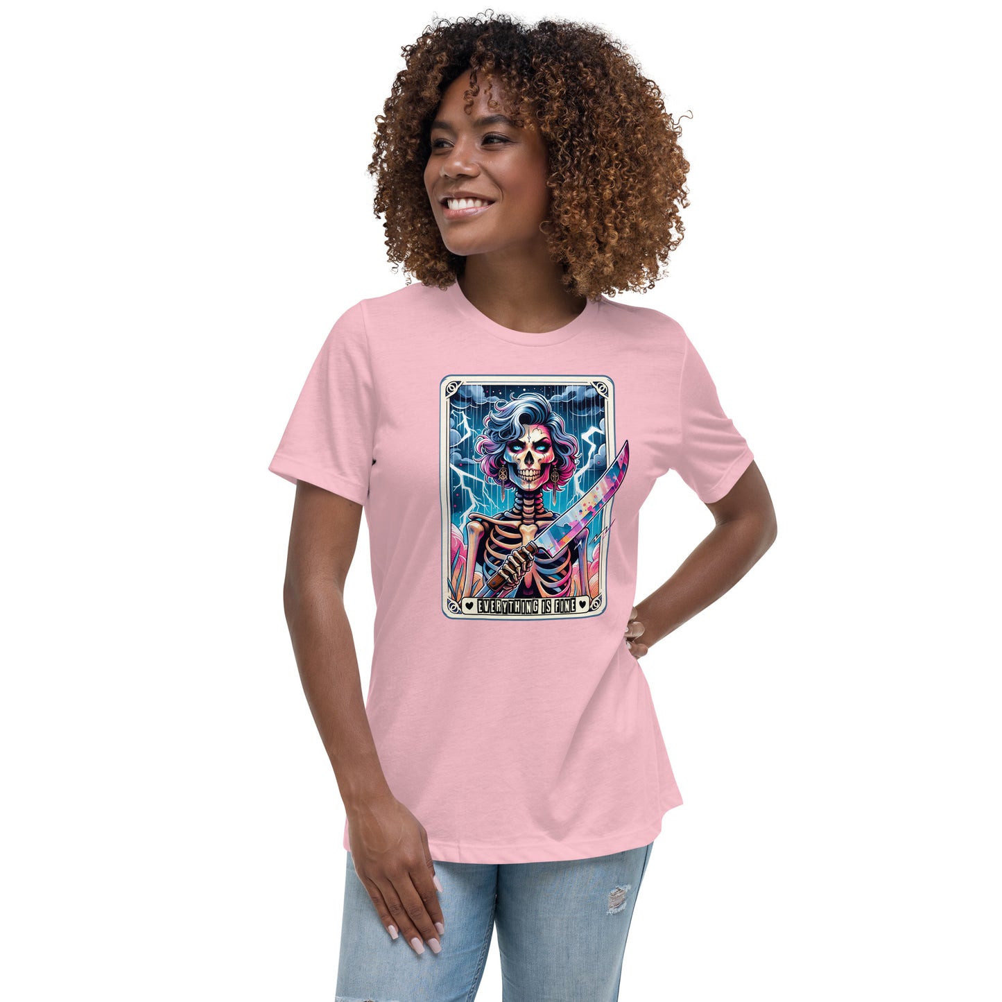 Mom Tarot Card Everything is Fine Relaxed T-Shirt
