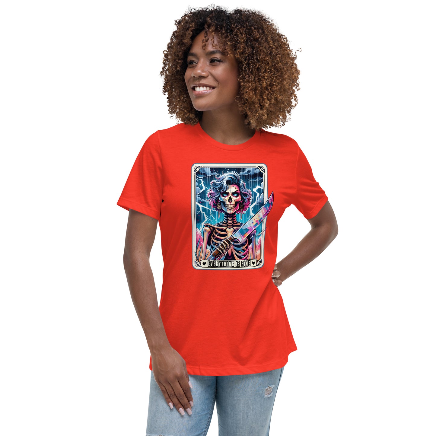 Mom Tarot Card Everything is Fine Relaxed T-Shirt