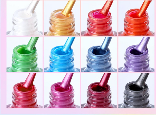 Metallic Nail Polish Quick Dry Chrome Long-Lasting Summer Fingernail Polish