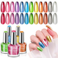 Chrome Mirror Nail Polish Metallic Colors  Long-Lasting Glossy Finish  Non-Toxic Vegan Formula |Perfect Manicure Kit for Women