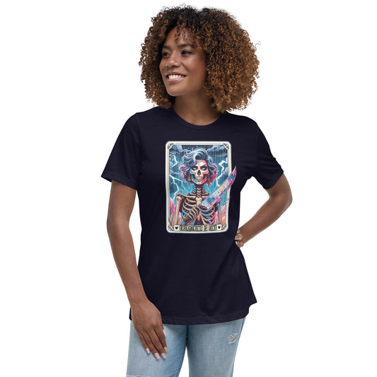 Mom Tarot Card  Everything is Fine Relaxed T-Shirt
